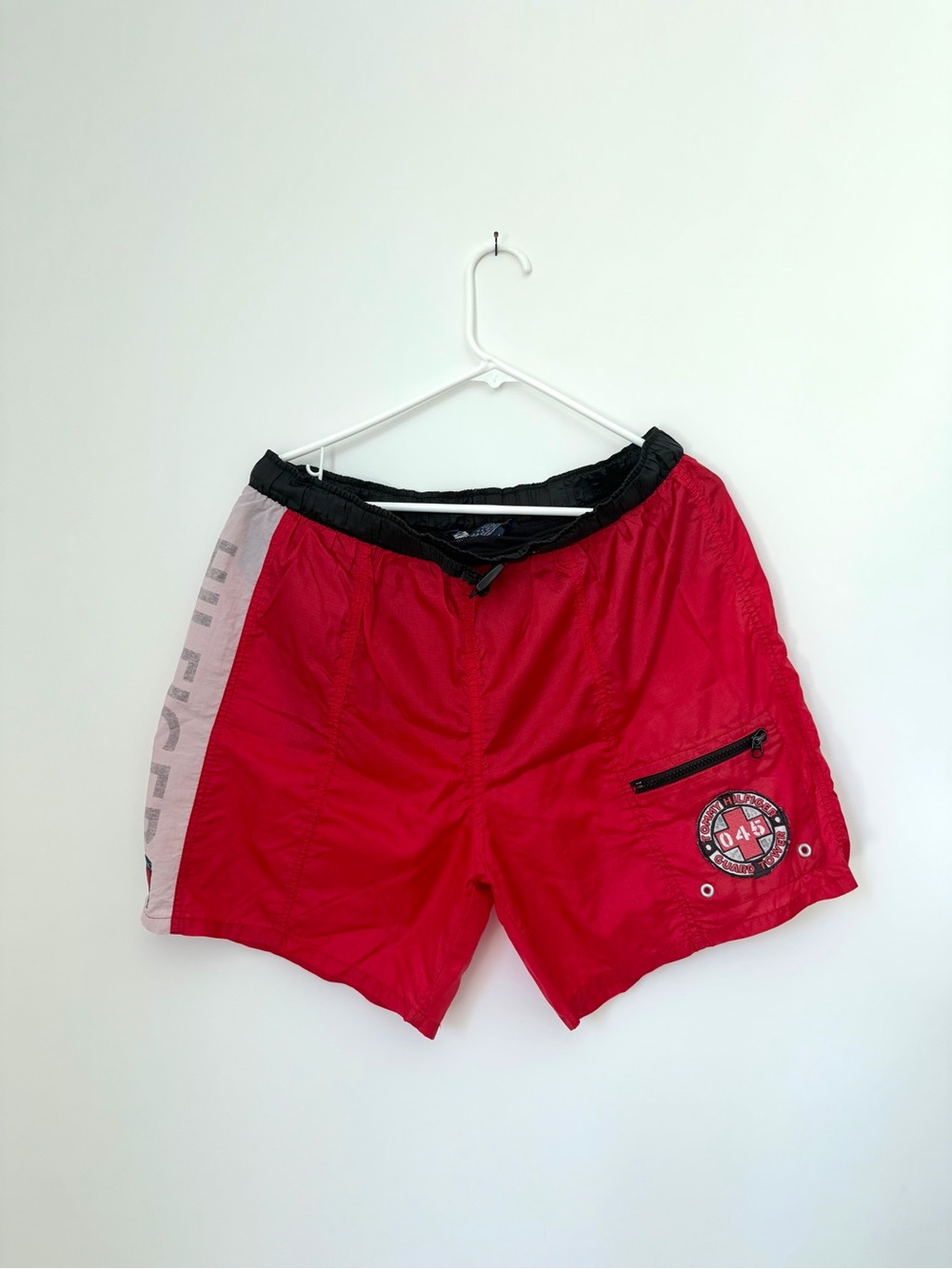 Tommy Hilfiger Vintage 90s Swim Trunks Lifeguard Logo